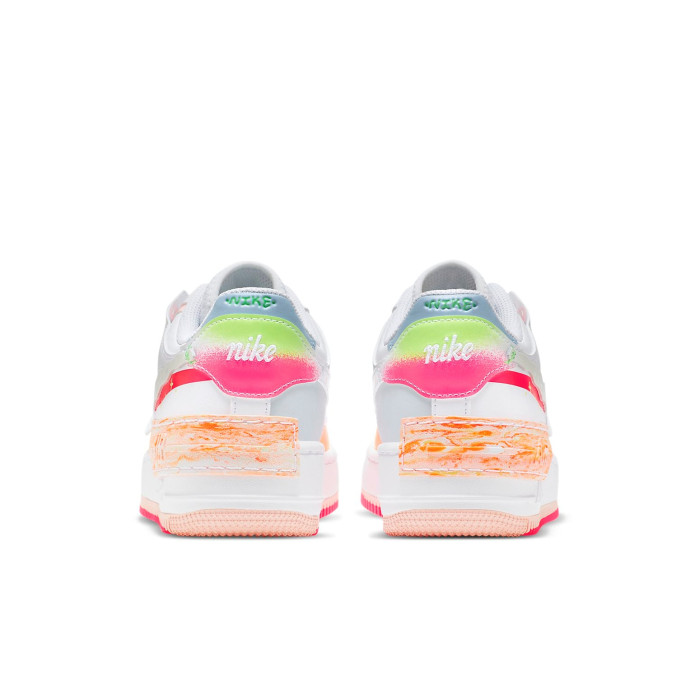 Nike Air Force 1 Low Shadow White Pink Orange (W) - женская сетка размеров Nike Air Force 1 Low Shadow White Pink Orange (W) - женская сетка размеров