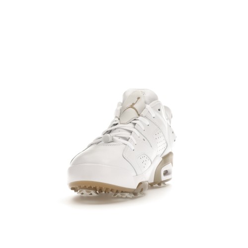 Кроссы Jordan 6 Retro Low Golf White Khaki - мужская сетка размеров