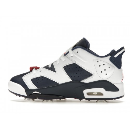 Air Jordan 6 Retro Low Golf Olympic - мужская сетка размеров