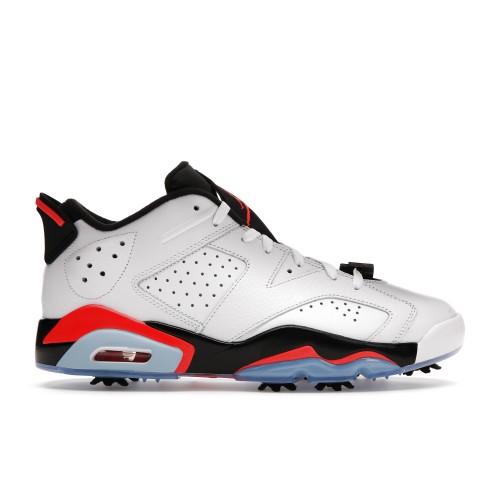 Кроссы Jordan 6 Retro Low Golf White Infrared - мужская сетка размеров