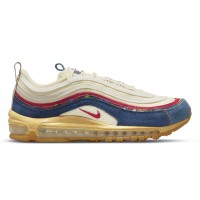 Кроссовки Nike Air Max 97 Coconut Milk Fossil Denim Red