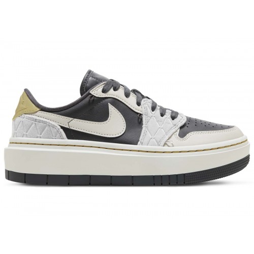 Кроссы Jordan 1 Elevate Low SE Anthracite Light Bone (W) - Женская сетка размеров