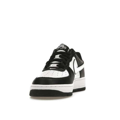 Кроссы Nike Air Force 1 Low LV8 2 White Swoosh Panda (GS) - подростковая сетка размеров