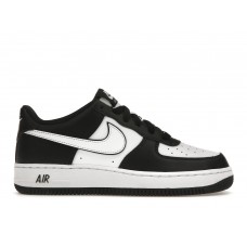 Подростковые кроссовки Nike Air Force 1 Low LV8 2 White Swoosh Panda (GS)