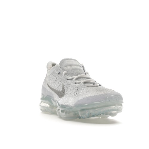 Кроссы Nike Air VaporMax 2023 Flyknit Pure Platinum - мужская сетка размеров