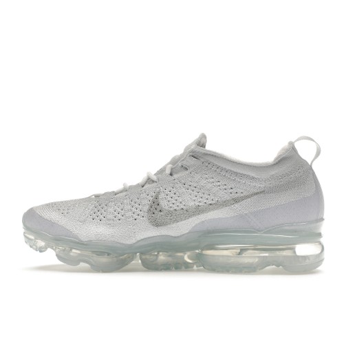 Кроссы Nike Air VaporMax 2023 Flyknit Pure Platinum - мужская сетка размеров