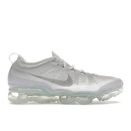 Кроссы Nike Air VaporMax 2023 Flyknit Pure Platinum - мужская сетка размеров