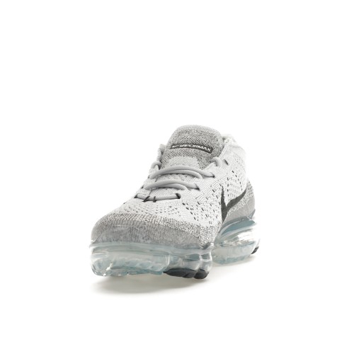 Кроссы Nike Air VaporMax 2023 Flyknit Pure Platinum Anthracite - мужская сетка размеров