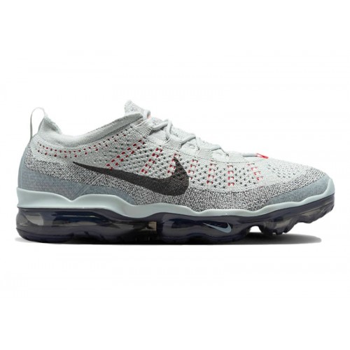 Кроссы Nike Air VaporMax 2023 Flyknit Light Silver Smoke Grey - мужская сетка размеров