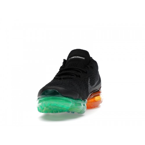 Nike Air VaporMax 2023 Flyknit Black Green Strike Curry - мужская сетка размеров