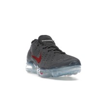 Nike Air VaporMax 2023 Flyknit Dark Grey Gym Red