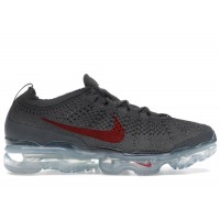 Nike Air VaporMax 2023 Flyknit Dark Grey Gym Red