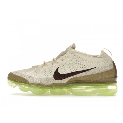 Nike Air VaporMax 2023 Flyknit Coconut Milk Neutral Olive - мужская сетка размеров