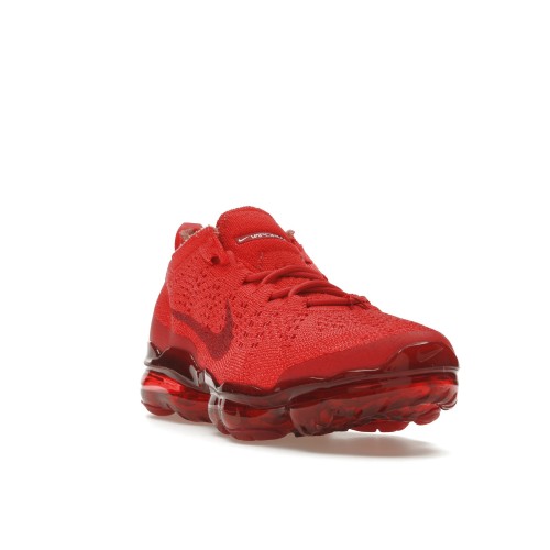 Кроссы Nike Air VaporMax 2023 Flyknit Triple Red - мужская сетка размеров