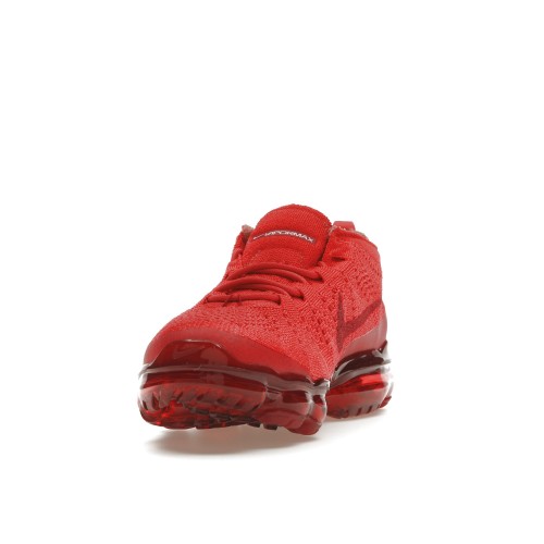 Кроссы Nike Air VaporMax 2023 Flyknit Triple Red - мужская сетка размеров