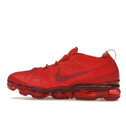 Кроссы Nike Air VaporMax 2023 Flyknit Triple Red - мужская сетка размеров