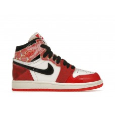 Детские кроссовки Jordan 1 Retro High OG Spider-Man Across the Spider-Verse (PS)