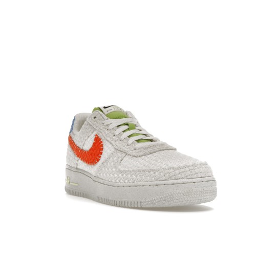 Кроссы Nike Air Force 1 Low Next Nature Team Orange Sail - мужская сетка размеров