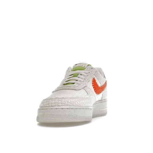 Кроссы Nike Air Force 1 Low Next Nature Team Orange Sail - мужская сетка размеров