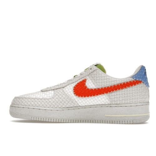 Кроссы Nike Air Force 1 Low Next Nature Team Orange Sail - мужская сетка размеров