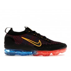 Кроссовки Nike Air VaporMax 2021 FK Black Photo Blue Crimson Gold