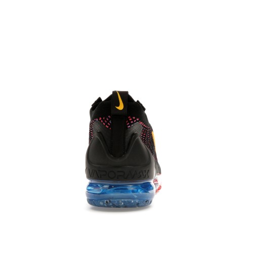 Кроссы Nike Air VaporMax 2021 FK Black Photo Blue Crimson Gold - мужская сетка размеров