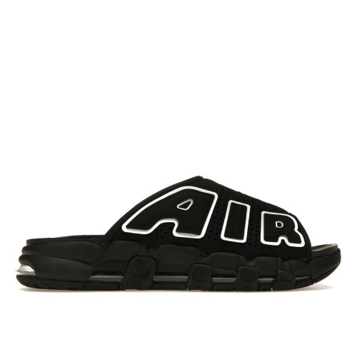 Кроссы Nike Air More Uptempo Slide OG Black White - мужская сетка размеров