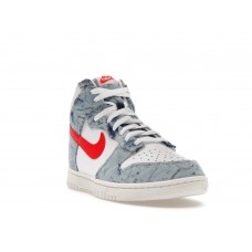 Женские кроссовки Nike Dunk High Washed Denim Pack (W)