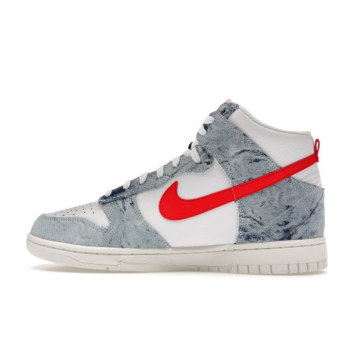Кроссы Nike Dunk High Washed Denim Pack (W) - женская сетка размеров