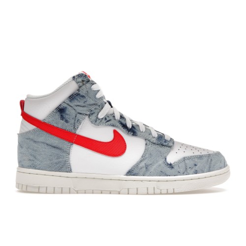 Кроссы Nike Dunk High Washed Denim Pack (W) - женская сетка размеров