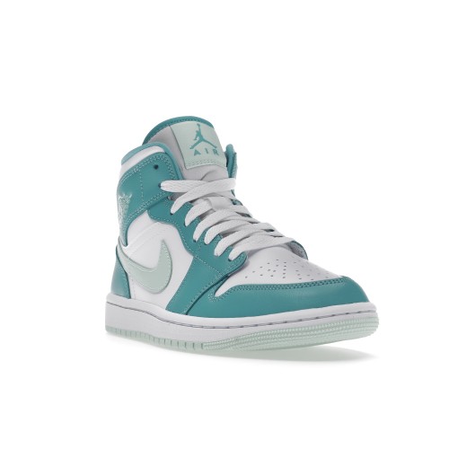 Кроссы Jordan 1 Mid Washed Teal (W) - женская сетка размеров