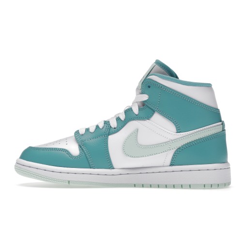 Кроссы Jordan 1 Mid Washed Teal (W) - женская сетка размеров
