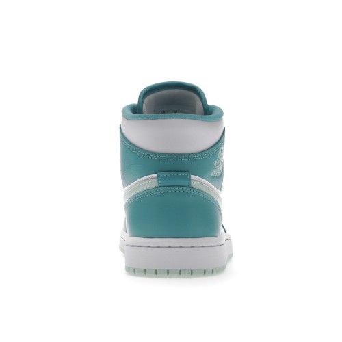 Кроссы Jordan 1 Mid Washed Teal (W) - женская сетка размеров