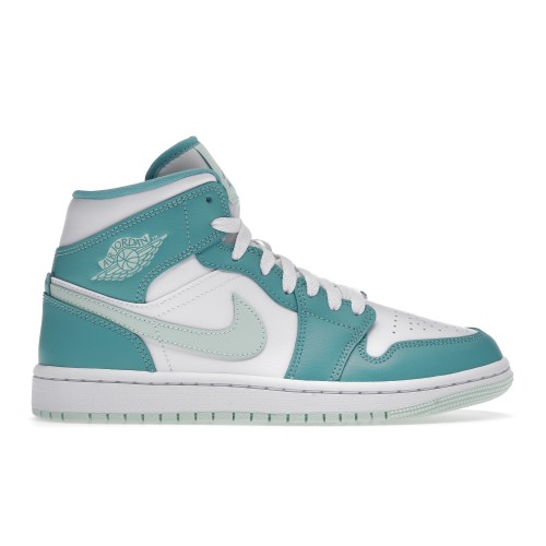 Кроссы Jordan 1 Mid Washed Teal (W) - женская сетка размеров
