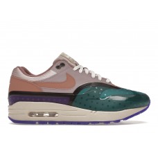 Женские кроссовки Nike Air Max 1 Premium Plum Fog Fossil Rose (W)