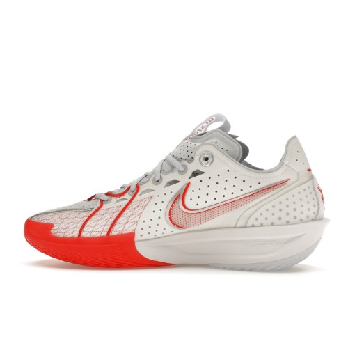 Кроссы Nike Air Zoom GT Cut 3 White Picante Red - мужская сетка размеров