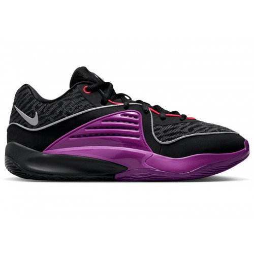 Кроссы Nike KD 16 Black Vivid Purple - мужская сетка размеров