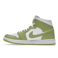 Женские Jordan 1 Mid Green Python (W)
