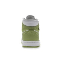 Женские Jordan 1 Mid Green Python (W)