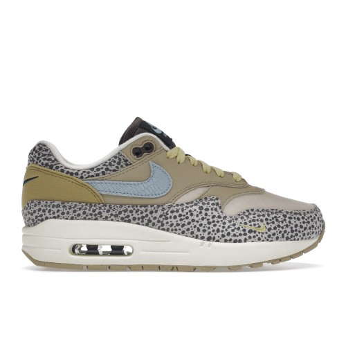 Кроссы Nike Air Max 1 Safari Cobblestone (W) - женская сетка размеров