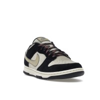 Женские кроссовки Nike Dunk Low LX Black Suede Team Gold (W)