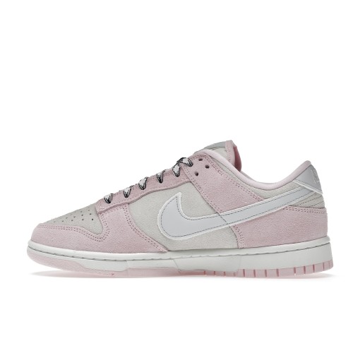 Кроссы Nike Dunk Low LX Pink Foam (W) - женская сетка размеров