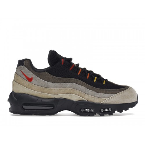 Кроссы Nike Air Max 95 Off Noir Limestone - мужская сетка размеров