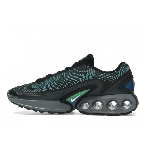 Кроссы Nike Air Max Dn Black Rage Green - мужская сетка размеров