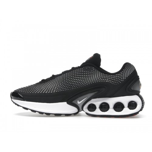 Nike Air Max DN Black Wolf Grey White - мужская сетка размеров