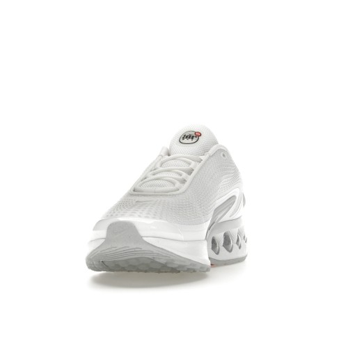 Кроссы Nike Air Max Dn White Metallic Silver - мужская сетка размеров