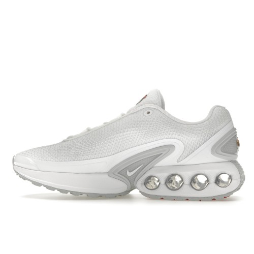 Кроссы Nike Air Max Dn White Metallic Silver - мужская сетка размеров