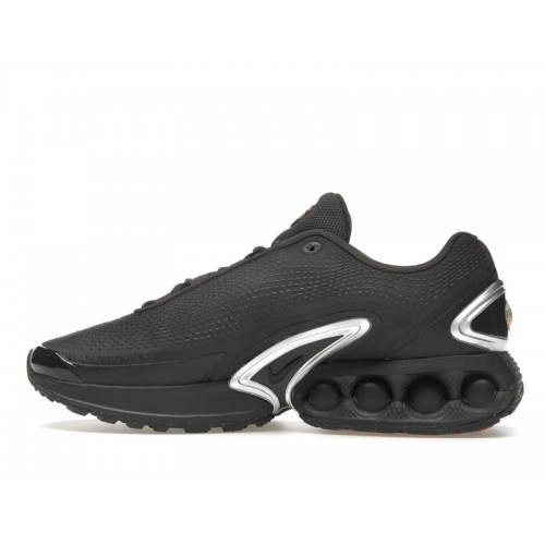 Nike Air Max DN Black Metallic Silver - мужская сетка размеров