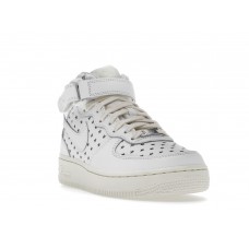 Женские кроссовки Nike Air Force 1 Mid Cut Out Stars Summit White (W)