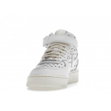 Женские кроссовки Nike Air Force 1 Mid Cut Out Stars Summit White (W)